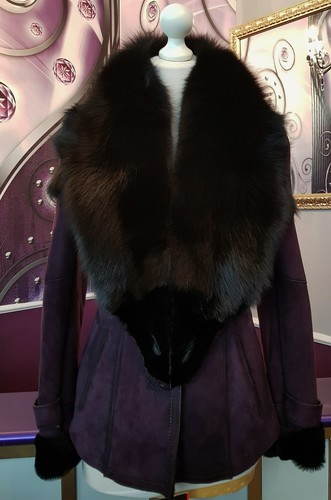 Luxus designer lammfelljacke - luxus,