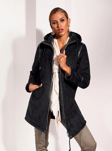 Jacke schwarz damen manisa - damen,