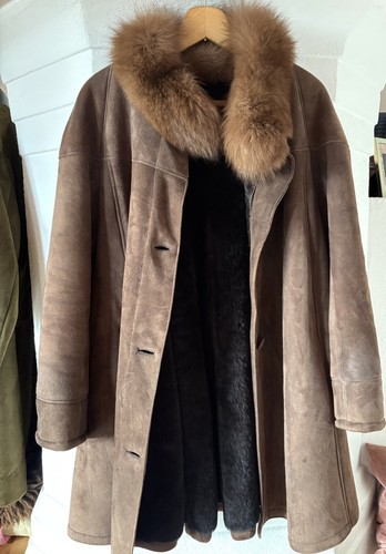 Echte lammfelljacke mit - echte,