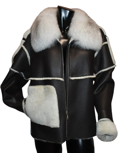 Luxus designer lammfelljacke - luxus,