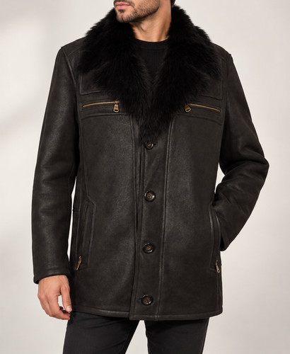 Herren lammfelljacke - herren,