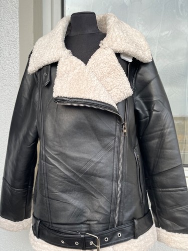 Damen lederjacke bomber - damen,