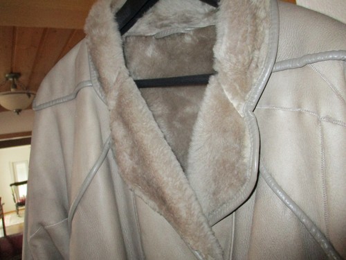 Lederjacke mit lammfell damen - lederjacke,
