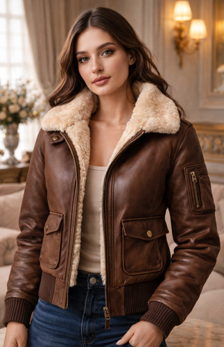 Braune damen echtleder - damen,