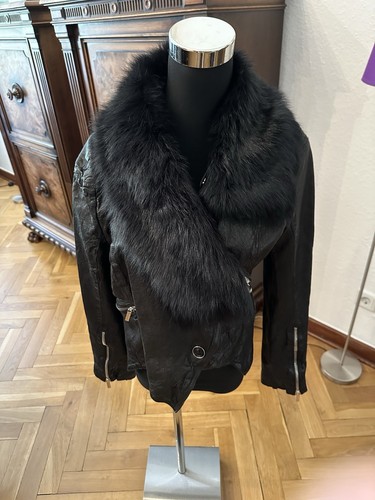 Karen millen lederjacke mit - karen,