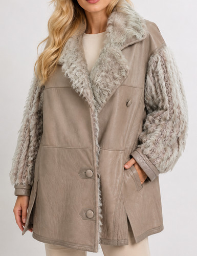 Echt lammfelljacke blouson - echt,