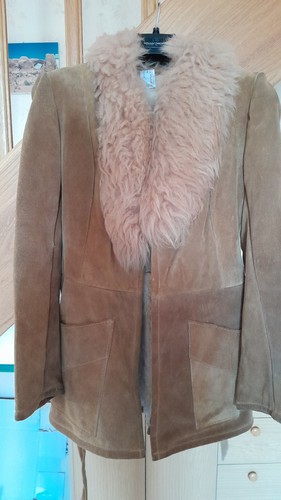 Wildlederjacke mit echtem