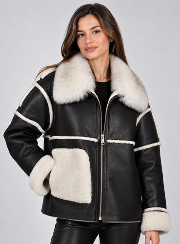Luxus designer lammfelljacke - luxus,