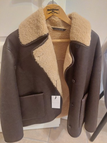 Zara jacke lammfellimitat - zara, gr