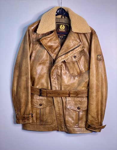 Belstaff lederjacke aviator - belstaff,
