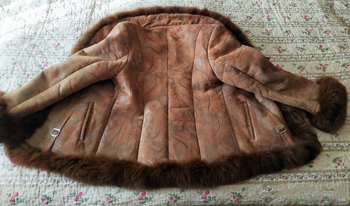 Lammfell wieldleder jacke mit - ,wieldleder,