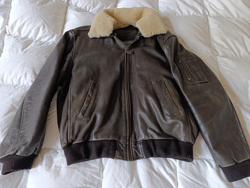 Echtleder-Fliegerjacke